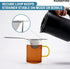 Stainless Steel Small Strainer Fine Mesh Strainer, Mini Cocktail Strainer For Cocktails Tea Herbs Coffee & Drinks, Tea Strainer with Handle, Rust ...