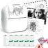 Sticker Printer- Mini Printer T02 Pro Portable Thermal Printer Sticker Maker Inkless Pocket Printer Bluetooth Photo Printer for Learning Assistanc...