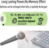1.2V NiMH Rechargeable AA 1600mAh Batteries, 12 Packs Double A Rechargeable Battery Pre-Charged for Solar Lights, Mouse, Keyboard and Household De...