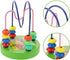 Abaodam Toys Toy Wooden Playset Wooden Bead Maze Beads Maze Game Toddler Bamboo Coaster Cartoon Wood Bead Coaster...