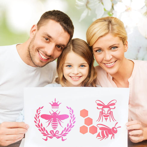 20 Pieces Stencils for Painting Reusable Animal Plant Music Stencil Spring Summer Fall Winter Stencil Template, DIY Stencils for Painting on Wood ...