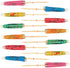 True Umbrella Appetizer Picks, Mini Umbrella Toothpicks, Drink Umbrellas for Mai Tais and Daiquiris, Multicolor, Wood, Set of 12...