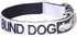 Blind Dog White Color Coded Alert Warning S-M L-XL Buckle Dog Collars (S-M Collar 10-17"Lx1"W)...