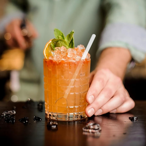 6Pcs Coffee Spoon Glass Tasting Spoon Teaspoon Stirring Spoon for Tea Dessert Cocktail Appetizer Cold Drink...