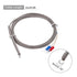 MECCANIXITY K Type Thermocouple Temperature Sensor PT100 4mm Ring High Temperature Probe 6.6ft Wire 0 to 600°C(32 to 1112°F) Stainless Steel...