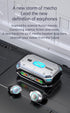 True Wireless Earbuds, 2024 Bluetooth Headphones 5.3 Earbuds, Waterproof Touch Control Ear Buds in-Ear Built-in Mic, with LED Power Display, IP7 W...