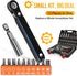 EDC Gear Tools for Men Women Who Have Everything Right Angle Screwdriver Mini Degree Screwdriver Set as Sewing Machine Attachments Offset Screwdri...