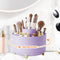 CenYouful Makeup Brush Holder Organizer,5 Slot 360° Rotating Make up Brushes Cup, Makeup Organizer Countertop for Cosmetics, Nail Polish, Art Supp...