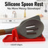 Zulay Kitchen Silicone Utensil Rest with Drip Pad for Multiple Utensils - BPA-Free, Heat-Resistant Spoon Rest & Spoon Holder for Stove Top - Kitch...