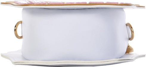 QZUnique Food Shape Cross Body Bag PU Cartoon Purse Ice Cream Sholuder Bag Handbag with Removable Chain...