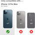 LOHASIC Compatible with iPhone 12 Pro Max Case, Slim Luxury PU Leather Non-Slip Grip Rugged Bumper Shockproof Full Body Protective Cover Phone Cas...