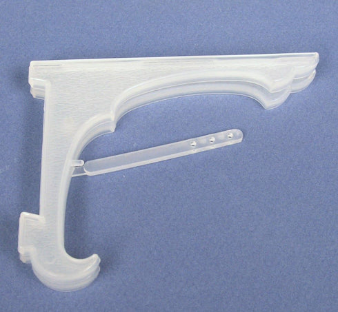 Clear Plastic Easels - 6" High with Locking Bar - Pack of 5...