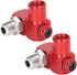 2pcs 1/4inch Air Hose Connector, 360 Degree Swivel Air Hose Connector, Industrial Swivel Air Fittings Swivel Air Hose Connector, Industrial Air Fi...