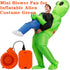 Mini Blower Fan for Dinosaur Costume, Orange Upgrade Inflatable Costume Fans Replacement Blow up Blower Potable USB Air Pump...