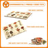 Kathfly 2 Pieces Leaf Wooden Jigsaw Puzzles Leaf Puzzle Montessori Toy Montessori Puzzle Early Educational Learning Puzzle for Birthday Gift Early...