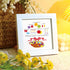 MAMUNU 3 Sets Embroidery Kit for Beginners, Embroidery Stitch Practice Kit with Floral Patterns, Embroidery Starter kit Cross Stitch Kits with Thr...