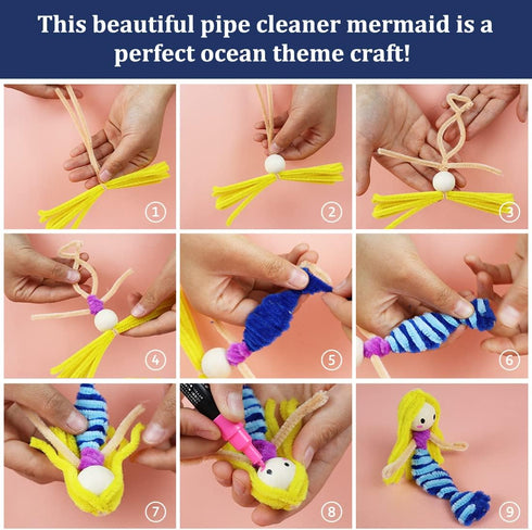 Pipe Cleaners, Pipe Cleaners Craft, Arts and Crafts, Crafts, Craft Supplies, Art Supplies (200 Multi-Color Pipe Cleaners)…...