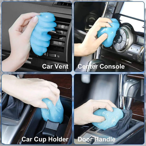 Car Cleaning Gel Universal Detailing Kit Automotive Dust Car Crevice Cleaner Slime Auto Air Vent Interior Detail Removal for Car Putty Cleaning Ke...