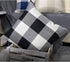 VAKADO 20x20 Farmhouse Black White Buffalo Plaids Decorative Throw Pillow Covers Retro Rustic Boho Check Cushion Cases Home Decor for Porch Couch ...