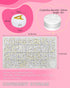 Looconi 1400pcs Letter Beads A-Z 4x7mm White On Gold Round Acrylic Alphabet Heart Beads and Beading Cord for Jewelry Making Bracelets Necklaces Ke...