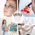 6 Pcs 1 inch Flat Paint Brushes Acrylic Paint Brush Paintbrushes for Acrylic Paint Flat Brush Synthetic Nylon Craft Artist Brushes for Painting Oi...