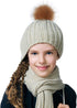 Coopay 24 Pieces Faux Fox Fur Pom Pom Balls DIY Fur Fluffy with Elastic Loop for Hats Keychains Scarves Gloves Bags Charms Knitting Accessories (M...