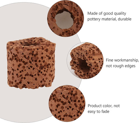 Totority Aquarium Plant Anchors 30pcs Aquatic Fixed Ring Water Plant Fixed Ring Aquarium Plant Holder Pottery Gravity Ring Fish Tank Grass Ring Aq...