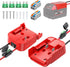 Vibit 2 Pack Power Wheel Adapter for Milwaukee M18 Battery with Switch, DC Power Adapter, 18 V Battery Adapter for RC Car Truck DIY & Robotics, Ba...