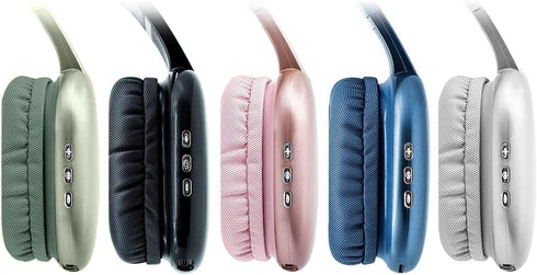 iJoy Ultra Wireless Headphones with Microphone- Rechargeable Over Ear Wireless Bluetooth Headphones with 10Hr Playtime, SD Slot, Backup Wire- Soft...