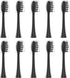 Replacement Toothbrush Heads 10 Pack Compatible with Gleem Electric Toothbrush, Black...