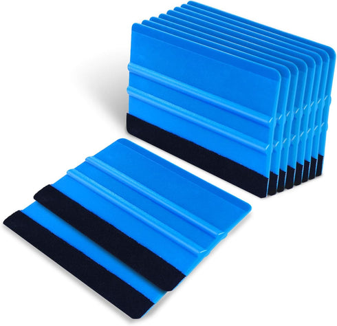 Vinyl Squeegee 4" Felt Squeegee 10 PCS for Car Wrap Window Tint...