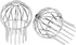 uxcell 1Pcs Gutter Guard, 4 Inch 304 Stainless Steel Down Pipe Gutter Balloon Guard Filter Strainer for Leaves Roof Screen...