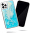SteepLab Flowing Neon Sand Liquid Case for iPhone 12 Pro Max (2020, 6.7") - Full Body Protection with Raised Bezel - Ocean and Beach...