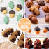 Silicone Cake Baking Pan, 2 Pack Pinecone Leaf Chocolate Mold DIY for Cake Muffin Ice Decoration 2Pcs/6-Cavity...