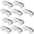Angoily 10PCS Showcase Window Roller, Mini Sliding Door Rollers Replacement Sliding Door Wheels, 7.0mm Stainless Steel Sliding Cabinet Door Hardwa...