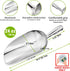 CUSINIUM 24 oz Aluminum Ice Scoop with Holder...