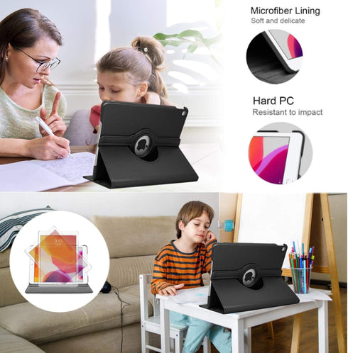 Tendmart Case Compatilbe with iPad Air 1st Generation Models A1474 A1475A1476 360 Rotating Stand with Wake Up/Sleep Function Also for 6th 5th Air2...