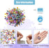 DanLingJewelry Approx 19500Pcs 15 Colors 2mm Glass Seed Beads Small Tube Spacer Loose Beads Kit for DIY Jewelry Making...