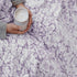 FY FIBER HOUSE Flannel Fleece Throw Blanket Super Soft Lightweight Microfiber with Flower Print for Couch, 50"X60", Lavender...