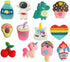 monochef Shoe Charms for Girls Teens: 30 Pack Random Different Cute Shoe Decoration Charms, Shoe Charm, Charms for Shoes Bracelet Wristband Party ...