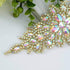 ShiDianYi Bridal Wedding Dress Sash Belt Applique with AB Stone Belt Waist Decoration Rhinestone Sash...