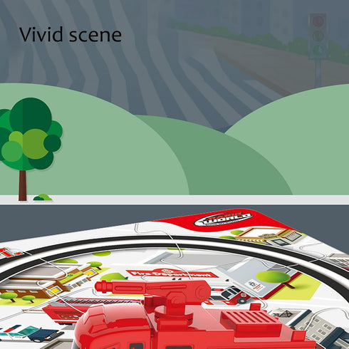 Puzzles for Kids with Car, Puzzle Track Car Play Set Educational Toy for 3 4 5 6 7 8 9 10 Year Old Boys Girls Kids Gifts (17 PCS, 6688-351 City)...