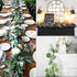 DearHouse Artificial Eucalyptus Garland Faux Silk Eucalyptus Leaves Vines Handmade Garland Greenery Wedding Backdrop Arch Wall Decor...