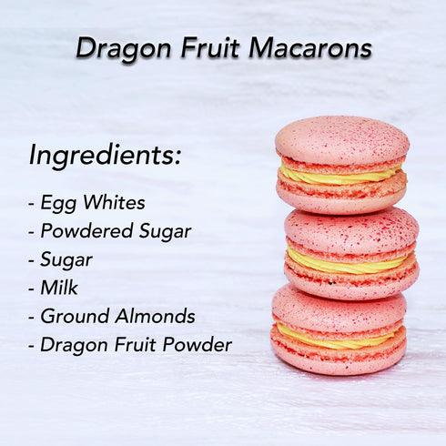 Dragon Fruit Powder, Freeze-Dried Pink Pitaya - Exotic Superfood, Rich in Vitamins and Minerals, Perfect for Coloring in Drinks, Snacks & Baking (...