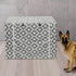 Pethiy Dog Crate Cover Durable Polyester Pet Kennel Cover Universal Fit for Wire Dog Crate - Fits Most 24 inch Dog Crates - Cover only-Gray Soles-...