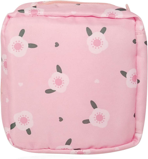 Honbay Cute Stylish Large Capacity Sanitary Napkin Bag, Tampons Pouch, Nursing Pad Holder, Coin Purse, Makeup Bag...