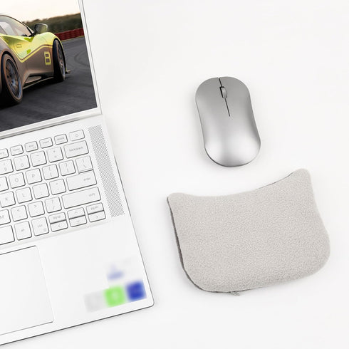 Large Ergonomic Mouse Wrist Rest Bean Bag, Thicker Ergobeads Mouse Pad Wrist Support for Computer, Laptop, PC Gaming, Home Office Work, Easy Typin...