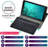 DETUOSI Universal 7-8 inch Wireless Keyboard, Multi-Device Travel Portable Ultrathin (6mm) Lightweight Wireless Keyboard for iOS/Android/Windows T...