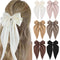 Canitor 6PCS Hair Bows for Women Silky Satin Hair Ribbon with Hair Barrettes Clip Large Coquette Bows Preppy Teen Girl Gifts Trendy Stuff Cute Hai...