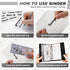 Onlyesh Budget Binder, Budget Binder with Zipper Envelopes, Cash Envelopes for Budgeting, Money Organizer for Cash, 28Pcs Budget Binder with Cash ...